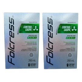 Shampoos Folcress Antigrasa /control Caspa / 2 De 260 Ml