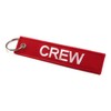 Crew Luggage Tag - Red/White - Set of 2 -