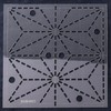 SASHIKO Template 6 in, Black