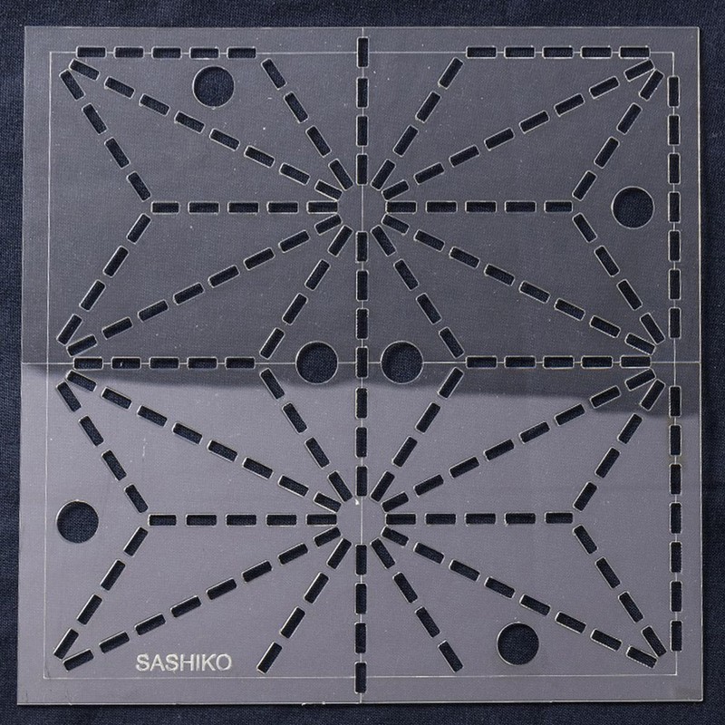 SASHIKO Template 6 in, Black