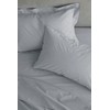 Catherine Lansfield Easy Iron Percale Oxford Pillowcase Pair Grey