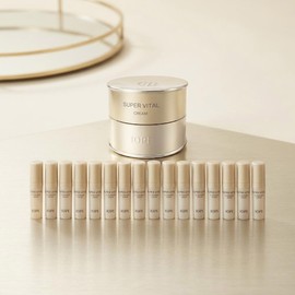 IOPE Super Vital Cream 50ml single item set + Oil Blending Serum 5ml x 16 additional supplement / 아이오페 슈퍼바이탈 크림 50ml 단품세트+오일블렌딩 세럼5ml x16개 추가증 정