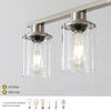 YIHANTLZ Industrial Linear Pendant Light, 5-Light Black Kitchen Island Chandelier