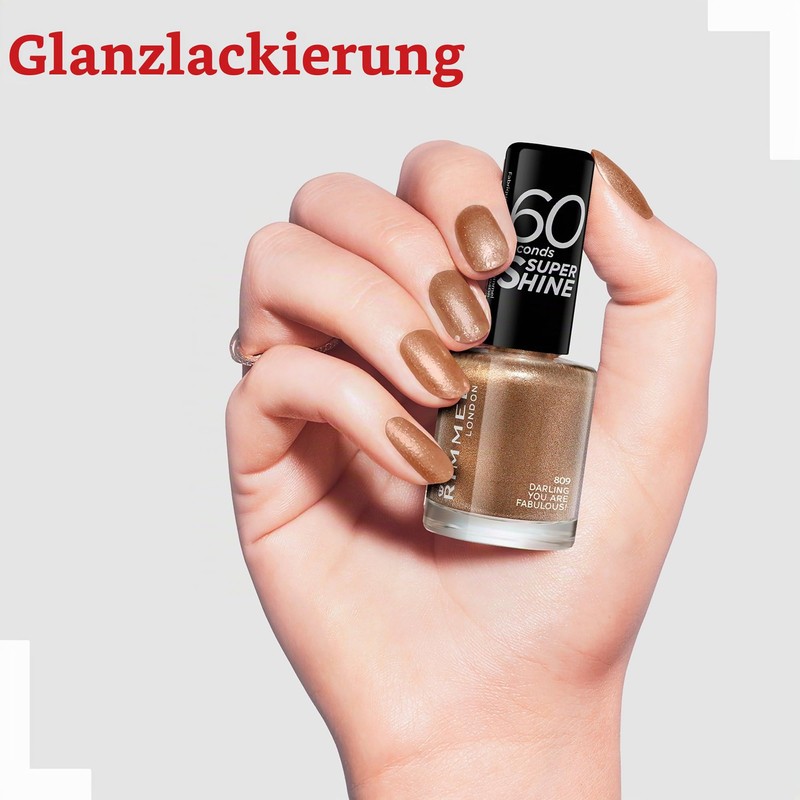 Rimmel London 60 Seconds Super Shine Nail Polish 8 ml
