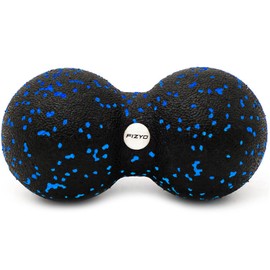 Fizyo Massage Ball Massage Roller, Roller für Rehabilitation Yoga-Übungen Crossfit Anti-Stress, Entspannung, Ideal für Rückenschmerzen, Ischias, Form Peanut (blau)