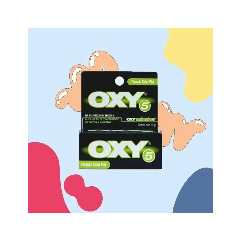 Oxy 5 Anti Barros Y Espinillas Fórmula Color Piel 30g