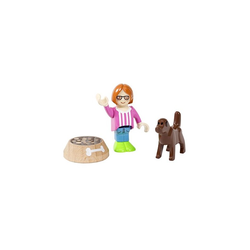 BRIO World - Village Figure and Dog