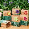 Suncalla 24 Sets Hawaiian Party Gift Bags with Hibiscus Flower