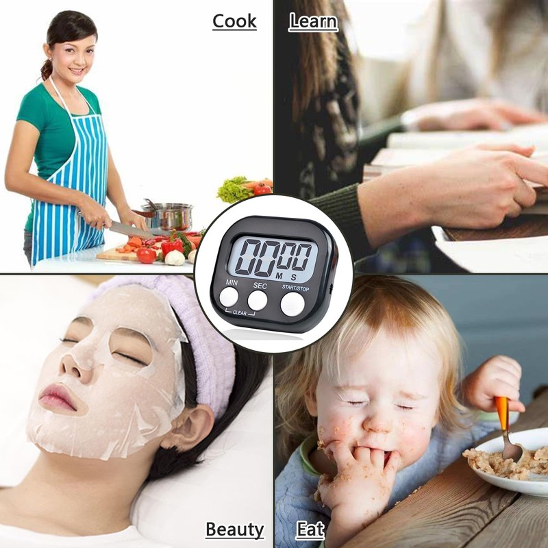 Nayubo Small Digital Timer for Kitchen Cooking Baking Sports Office