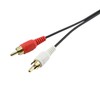 PASOW 2 Pack 3.5mm Stereo Female to 2RCA Male RCA
