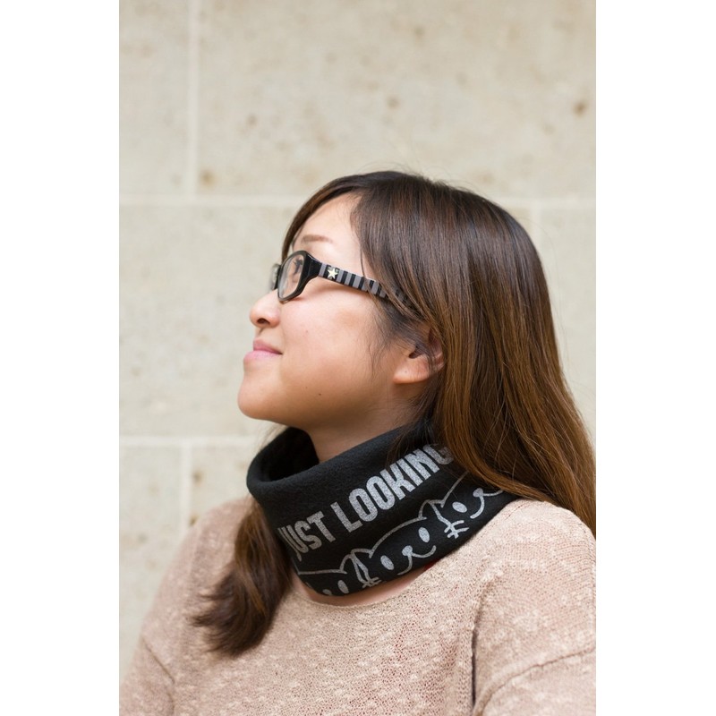 scopy (suko-pi-) For Cat Lover Cats Pattern Fleece Neck Warmer