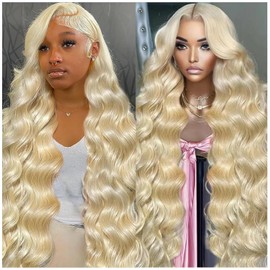 BZN 613 Lace Front Wig Human Hair 13x6 HD Transparent Body Wave 26 Inch Wigs 200 Density