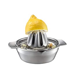 Gefu Citrus Press Lemon, for Juices, Accessories, 18/10 Stainless Steel, 13970