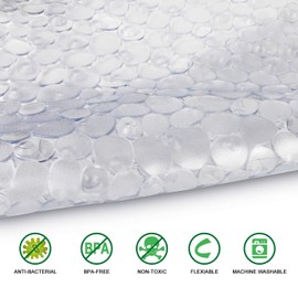 Weltrxe Shower Mat, Bath Mat, Non-Slip, With Suction Cups