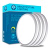 4Pack 12 Inch Dimmable LED Flush Mount Ceiling Light Panel,24W