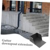 Operitacx Downspout Splash Block Durable Rainwater Extension for Outdoor Use
