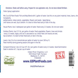 Organic Hydrolyzed Fish and Seaweed Blend 1 Gallon