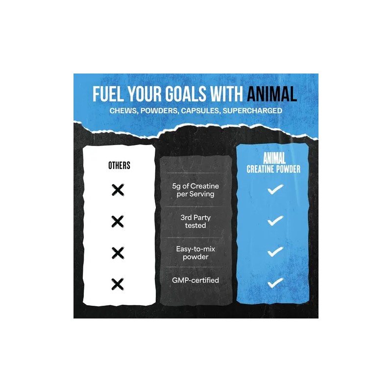 Universal Animal Monohidrato De Creatina 1 Kg Micronizada