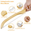 4 Pack Bread Slicer with 8 Replacement Serrated Blades for