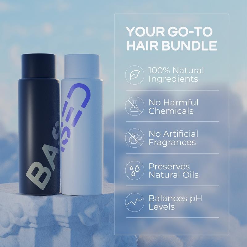Based Bundle | Shampoo + Conditioner | Simple, Natural, Effective.:_Shampoo
