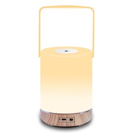 LETOUR Tischlampe Berührungsempfindlich LED Nachtlicht mit Fernbedienung & Timer RGB 13 Farben Stimmungslicht Wiederaufladbare Nachtlampe für Kinderzimmer Schlafzimmer Ideale Geschenke
