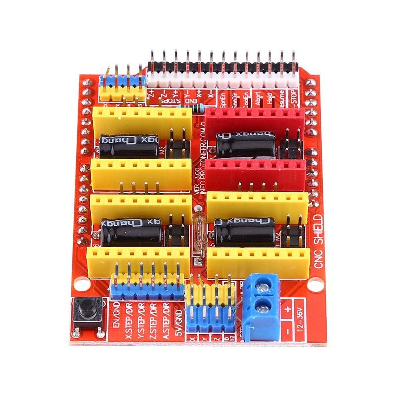 CNC Shield Expansion Board 4Pcs A4988 Stepper Motor Driver For