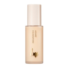 b idol Loved Foundation 01, Light Beige, 0.9 fl oz (28 ml), Liquid Foundation, Glossy Skin, Transparent, Moisturizing, SPF