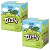 Maeil XBF4455M_48매일 피크닉 청포도 200ml 24팩 사과 과수원 XBF4455M 48 Daily Picnic Green Grape 200ml 24 Packs Apple Orchard