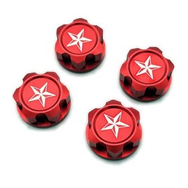 Wheel Lock Nut 24mm for Arrma 1/5 Kraton 8S Outcast 8S ARA310929 Aluminum Red