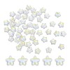 PATIKIL 8mm Crystal Star Beads, 100 Pcs Glass Spacers Bead