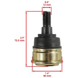 Honda 2 Lower A-Arm Ball Joint for Honda TRX250EX Sportrax 2001-2008