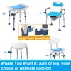 Aliseniors 2 Pack Shower Head Holder Attachment for Shower Chair,