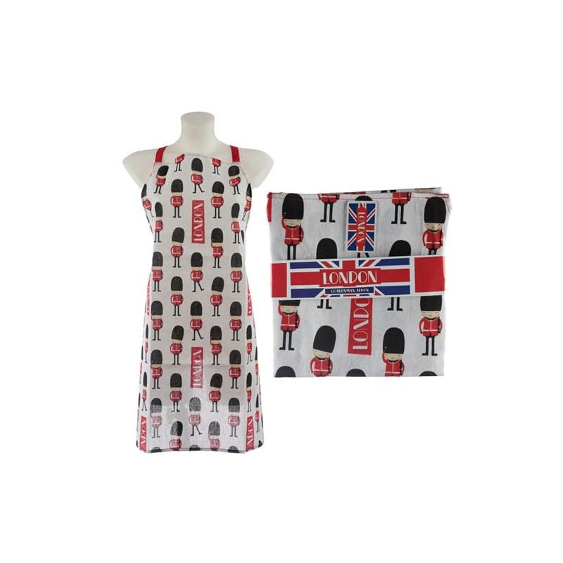 Puckator Poly Cotton Apron - London Guardsman - Chef Aprons