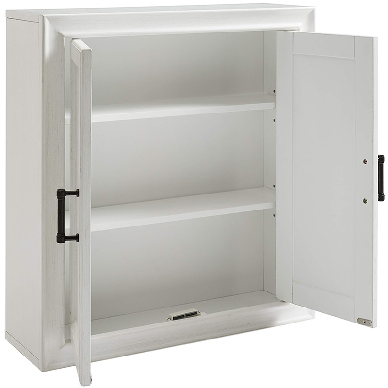 Crosley Furniture Tara Wall Mounted Bathroom Storage Medicine Cabinet with