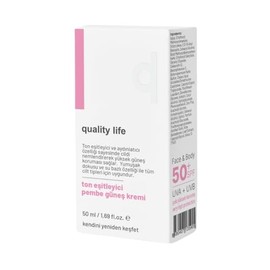 Quality Life Renkli Güneş Kremi - Pink - Tone Up - Ton Eşitleyici Pembe Yüz Güneş Kremi
