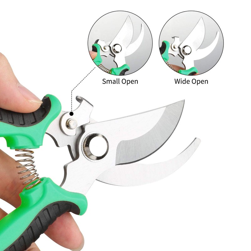 Pruning Shears Sharp Blade Bypass Hand Pruner - Garden Secateurs