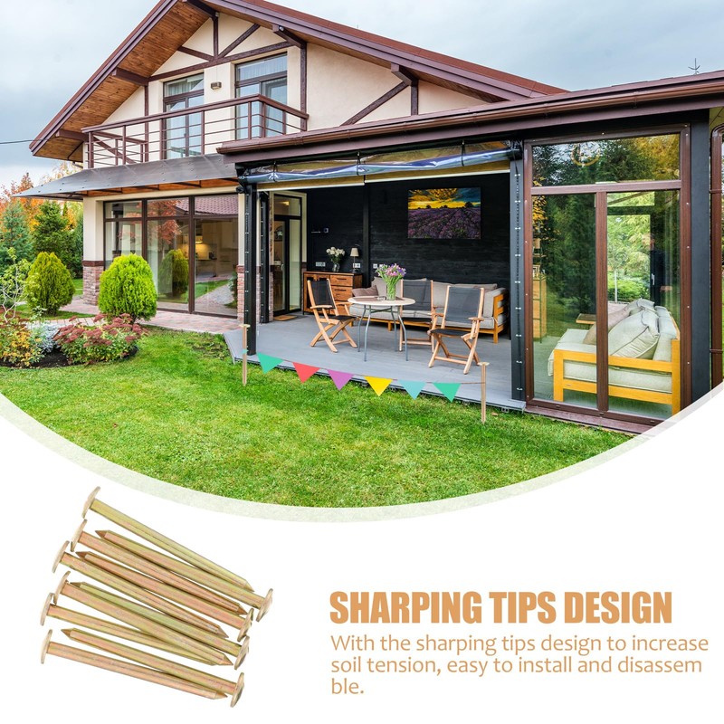POPETPOP Lawn Ground Nails Border Inserts Land Border Markings Tool