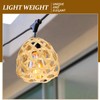 SUPVOX Rustic Style Lamp Shades 4pcs Bamboo Lampshade for Home