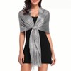 Wisebom Sparkling Metallic Shawl and Wrap - Women's Shimmer Shawl