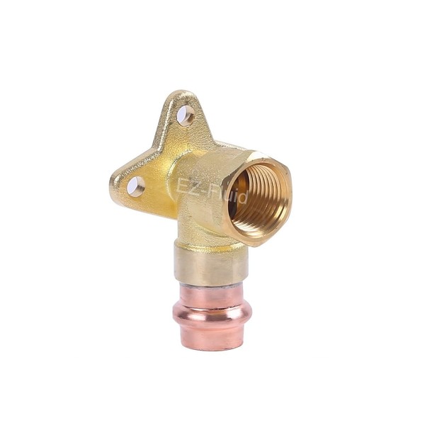 EZ-Fluid (5pc) 1/2" Copper FIP x Propress Drop Ear 90