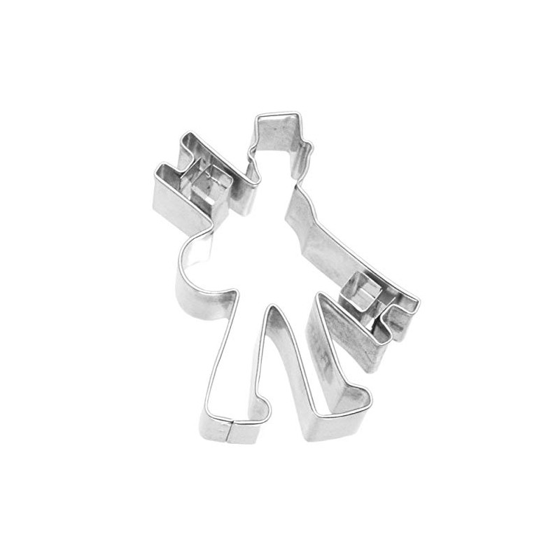 Birkmann 1010695010 Chimney Sweep Plastic Cookie Cutters, Grey, 5 x