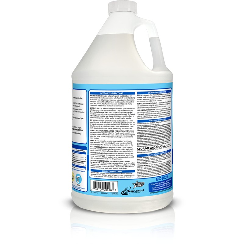 OdoBan Ready-to-Use Disinfectant and Odor Eliminator, Made in the USA,
