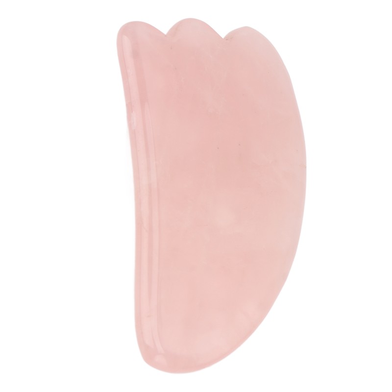 Scrapping Plate Pink Crystal Highly Polished Translucent Gua Sha Board
