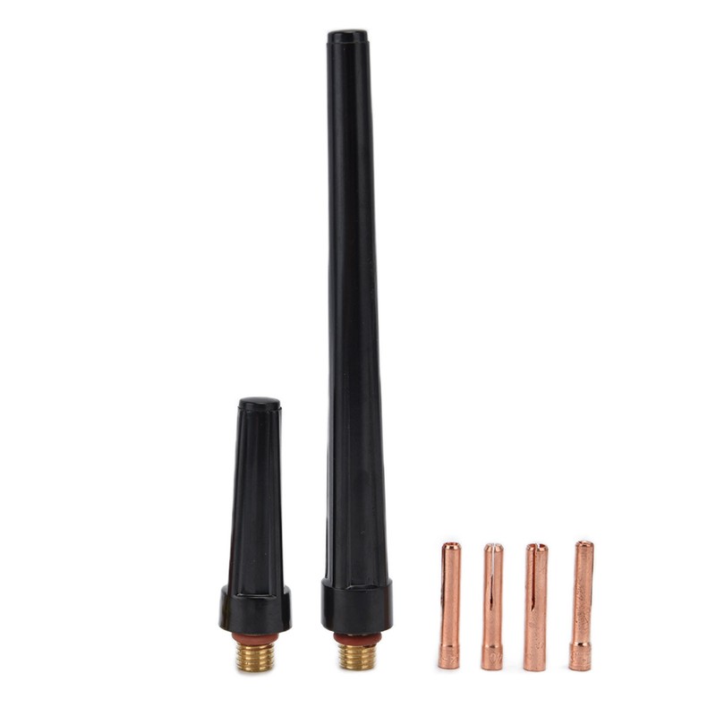 21Pcs TIG Welding Torch Kit Collets Glass Cups Back Caps