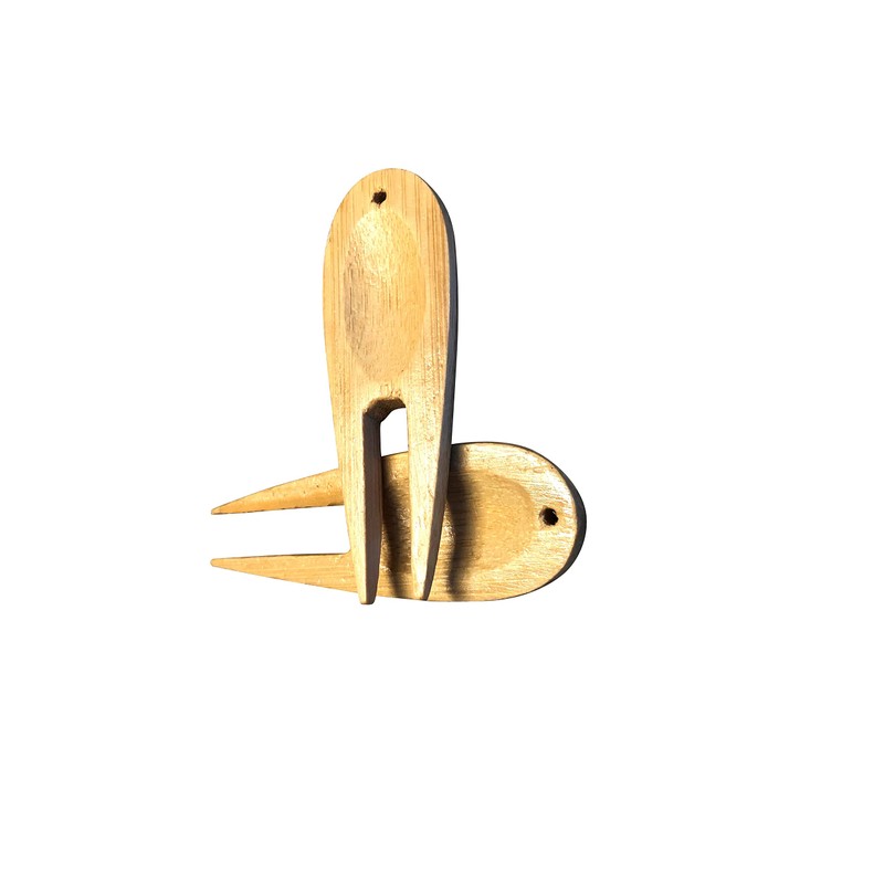 LL-Golf Set of 10 or 100 Golf Bamboo Divot Tool/Wooden