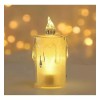 VELA PARPADEANTE 48 Velas Led Decorativas Lagrimas Transparentes Fiesta