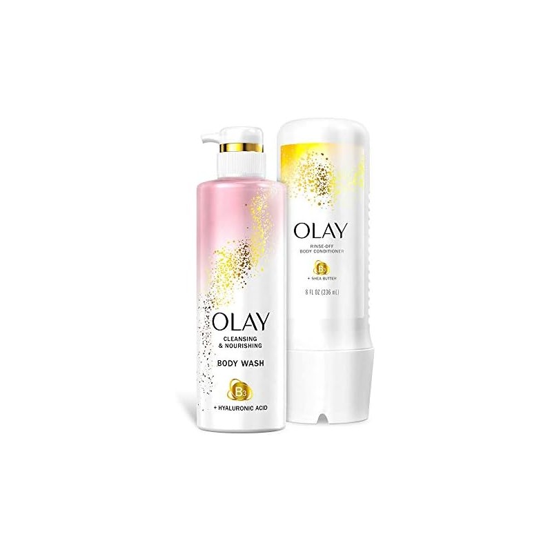 Cleansing and Nourishing Body Wash, 17.9 fl oz and Conditioner,