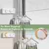 Danpoo Retractable Clothesline, Anti-Sag Adjustable Knob Heavy-Duty Clothes Line for