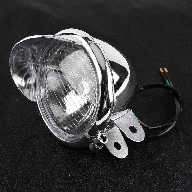 Aramox Motorcycle Fog Light,Motorcycle Universal DC 12V Retro Fog Lights
