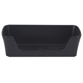 Storex Recycled Business Card Holder, 4.38 x 1.38 x 1.88 Inches, Black (70170A06C)